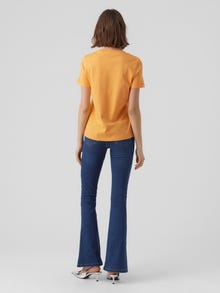 Vero Moda VMPAULA T-shirts -Mock Orange - 10243889