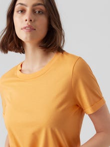 Vero Moda VMPAULA T-shirts -Mock Orange - 10243889