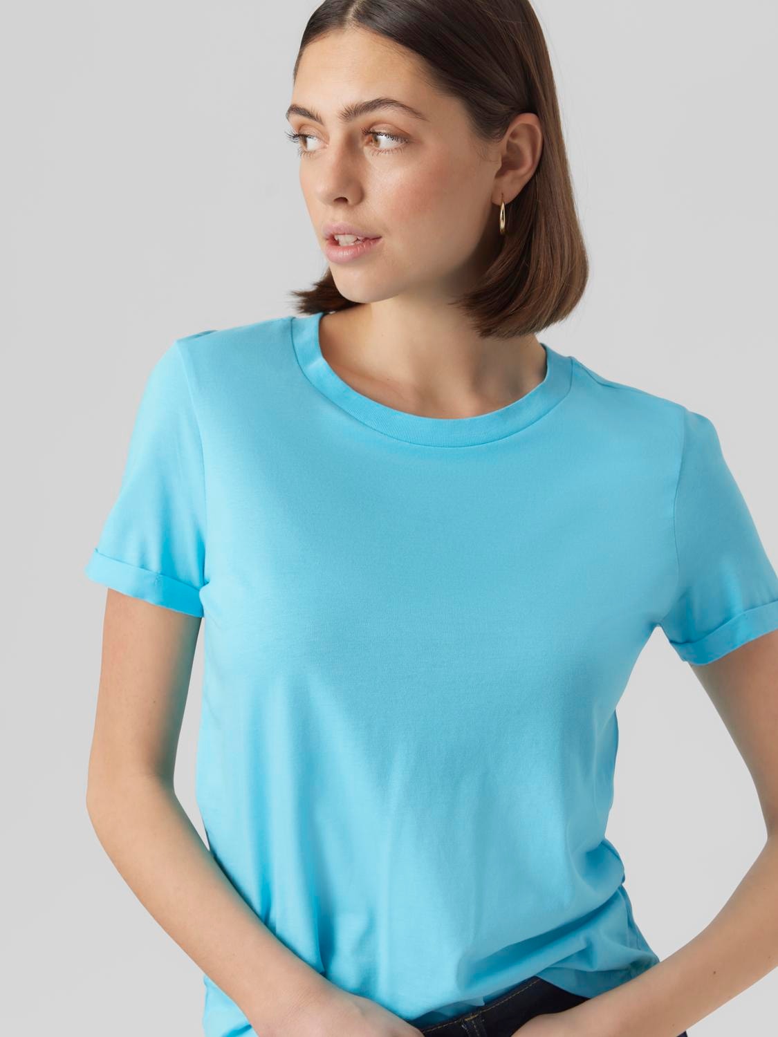 Vero Moda VMPAULA T-Shirt -Bachelor Button - 10243889