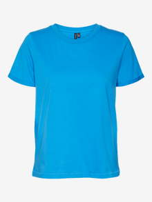 Vero Moda VMPAULA T-shirt -Ibiza Blue - 10243889