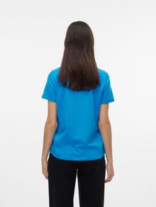Vero Moda VMPAULA T-Shirt -Ibiza Blue - 10243889