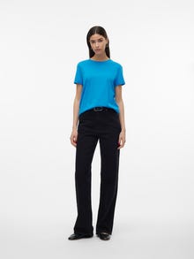 Vero Moda VMPAULA T-Shirt -Ibiza Blue - 10243889