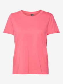 Vero Moda VMPAULA T-shirts -Raspberry Sorbet - 10243889