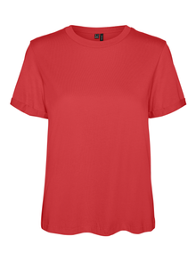 Vero Moda VMPAULA T-shirts -Cayenne - 10243889
