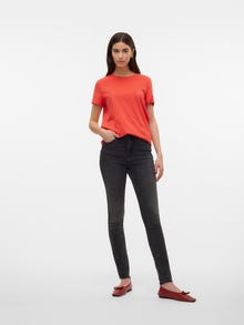 Vero Moda VMPAULA T-shirts -Cayenne - 10243889
