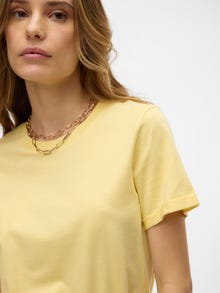 Vero Moda VMPAULA T-Shirt -Mellow Yellow - 10243889