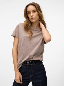 Vero Moda VMPAULA T-shirts -Moon Rock - 10243889