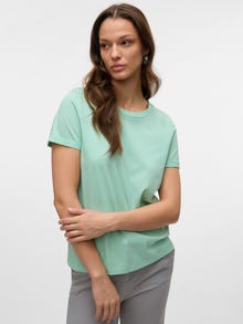 Vero Moda VMPAULA T-Shirt -Birds Egg Green - 10243889