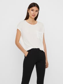 Vero Moda VMDAVA Top -Snow White - 10243936