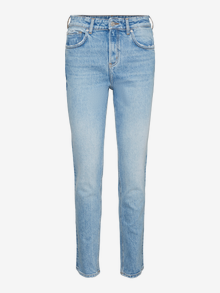 Vero Moda VMTRACY Hohe Taille Gerade geschnitten Jeans -Light Blue Denim - 10243974