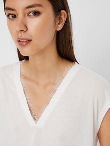 Vero Moda VMCARRIE T-shirt -Snow White - 10244100