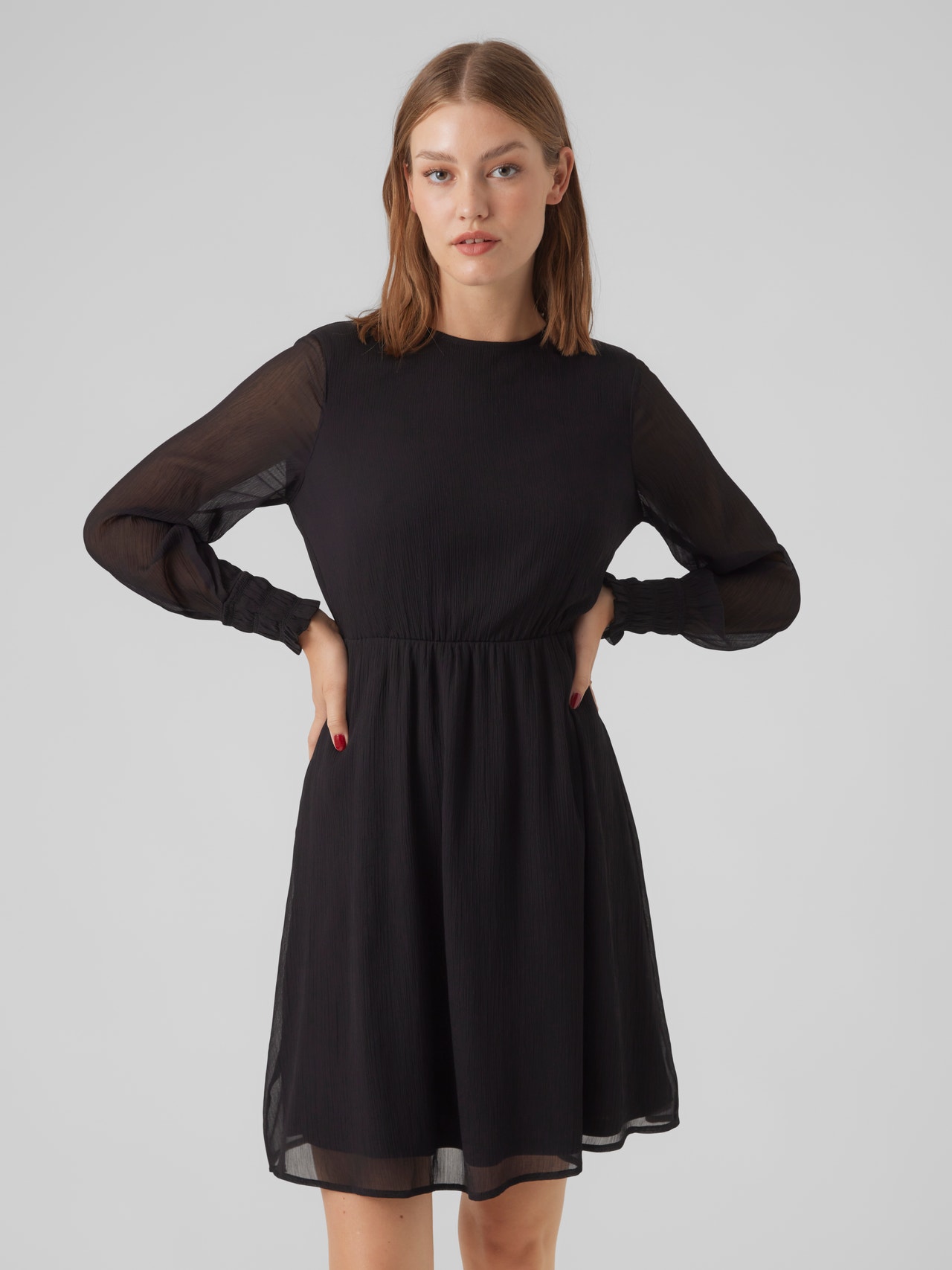 Vero Moda VMSMILLA Korte jurk -Black - 10244553