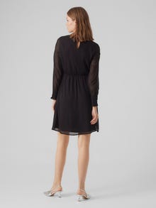 Vero Moda VMSMILLA Kort kjole -Black - 10244553