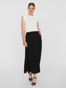 Vero Moda VMEASY Hög midja Lång kjol -Black - 10245157