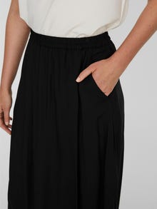 Vero Moda VMEASY Hög midja Lång kjol -Black - 10245157