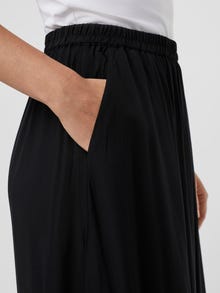 Vero Moda VMEASY Hög midja Lång kjol -Black - 10245157