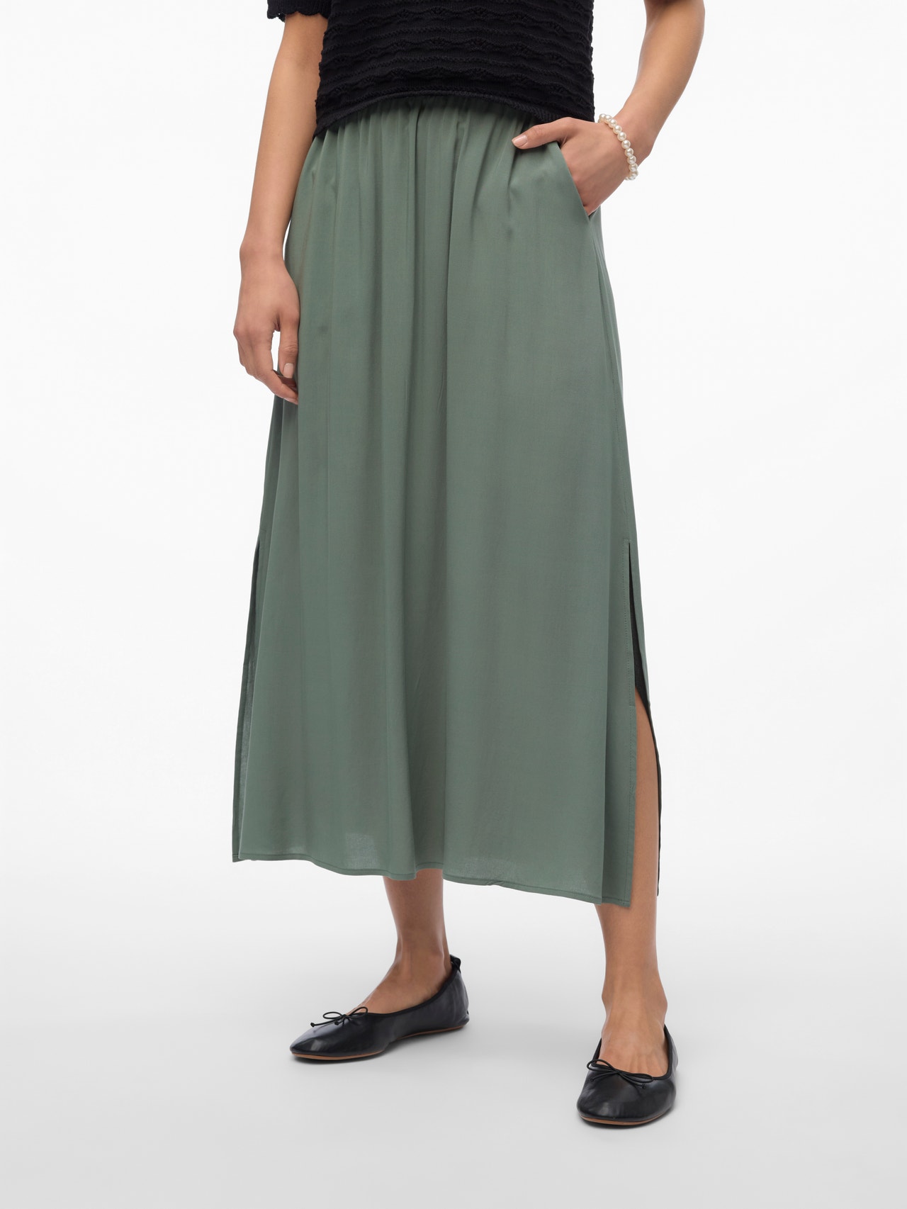 Vero Moda VMEASY Long skirt -Laurel Wreath - 10245157