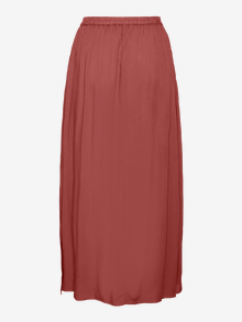 Vero Moda VMEASY Korkea vyötärö Pitkä hame -Marsala - 10245157