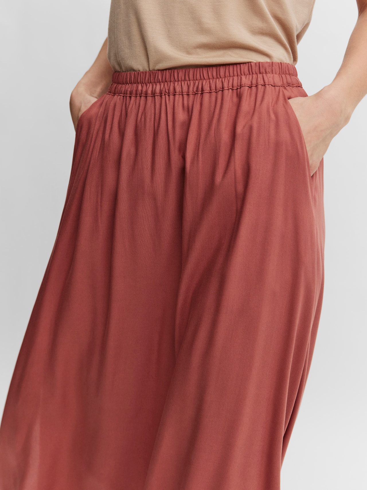 Vero Moda VMEASY Long Skirt -Marsala - 10245157