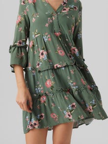 Vero Moda VMEASY Kort klänning -Laurel Wreath - 10245162