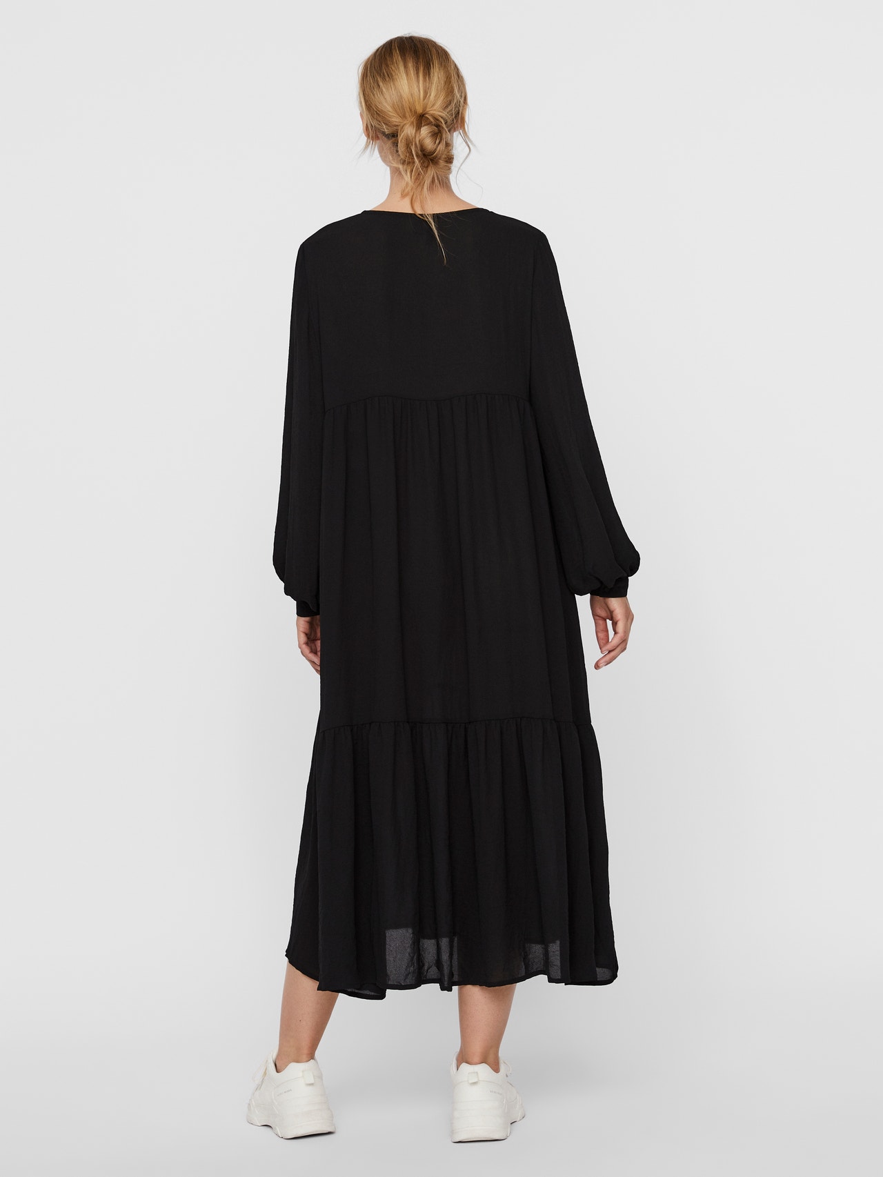 Vero Moda VMZIGGA Langes Kleid -Black - 10245854