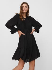 Vero Moda VMZIGGA Kort klänning -Black - 10245857