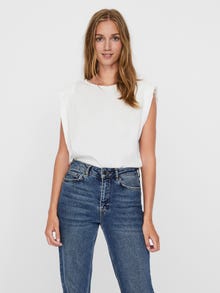 Vero Moda VMEMELY T-shirts -Cloud Dancer - 10246131