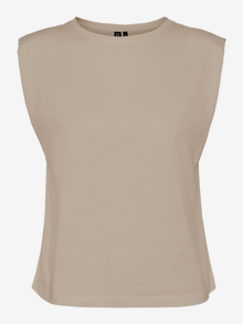 Vero Moda VMEMELY T-Shirt -Silver Mink - 10246131