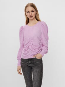 Vero Moda VMJOCELINE Tops -Violet Tulle - 10246560