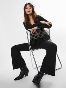 Vero Moda VMALIA High rise Trousers -Black - 10246696