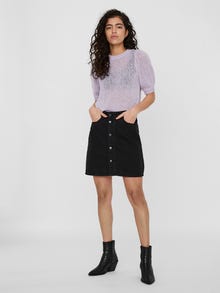 Vero Moda VMHARPER Hohe Taille Rock -Black - 10246850