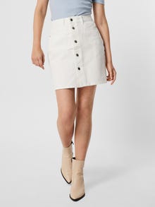 Vero Moda VMHARPER Hohe Taille Rock -Snow White - 10246850