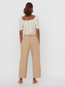 Vero Moda Ruumikas lõige Kõrge värvel Puuvillased püksid -Nomad - 10246856