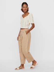 Vero Moda Ruumikas lõige Kõrge värvel Puuvillased püksid -Nomad - 10246856