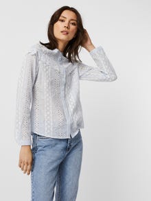 Vero Moda VMNORA Shirt -Snow White - 10246932