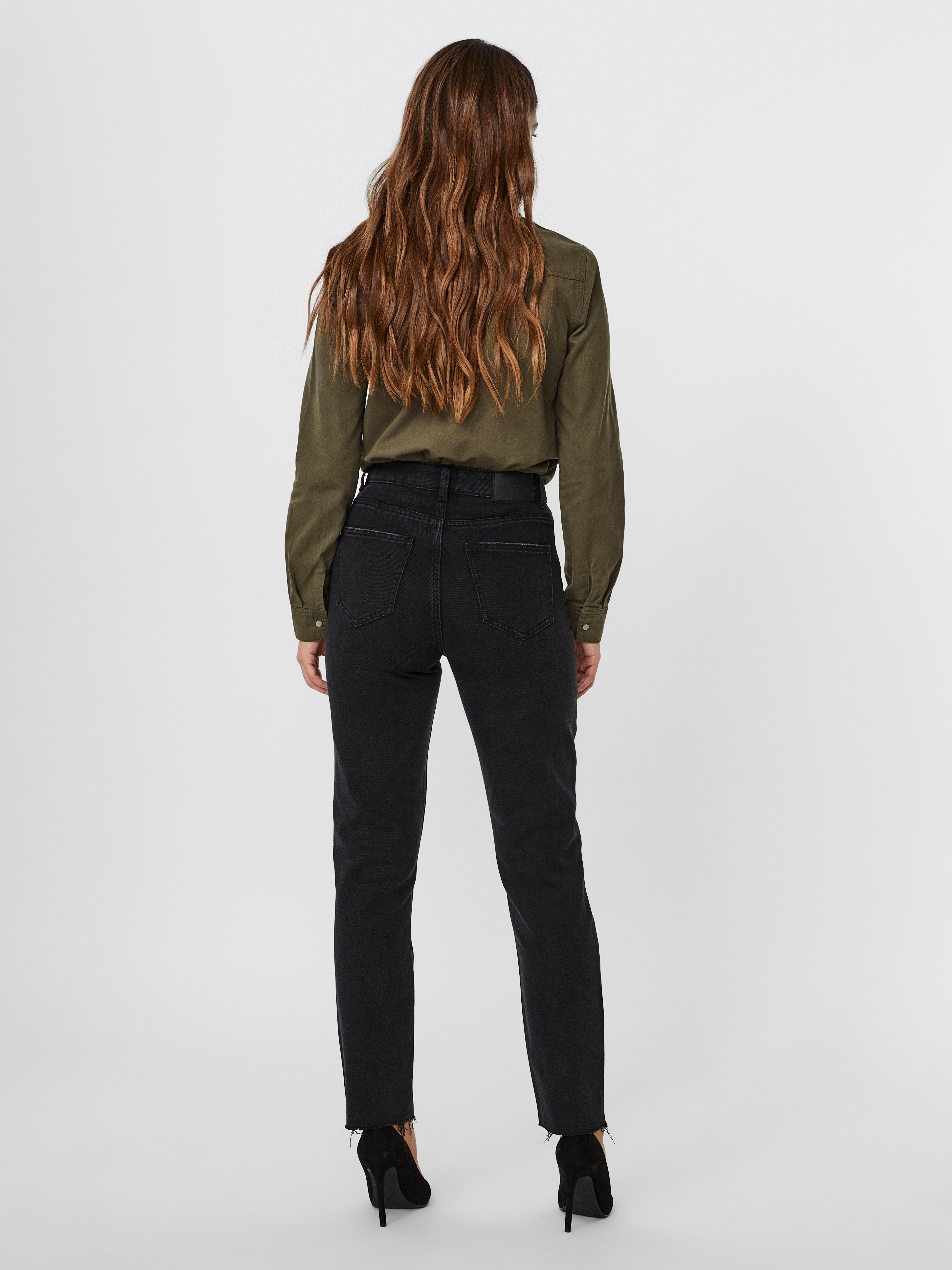 Vero moda jeans stay hot sale black