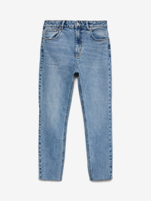 Vero Moda VMBRENDA Wysoki stan Krój mom Jeans -Light Blue Denim - 10247009