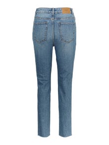 Vero Moda VMBRENDA Wysoki stan Krój prosty Jeans -Light Blue Denim - 10247009
