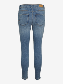 Vero Moda VMTILDE Mid Rise Slim Fit Jeans -Light Blue Denim - 10247111