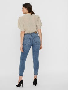 Vero Moda VMTILDE Mid Rise Slim Fit Jeans -Light Blue Denim - 10247111