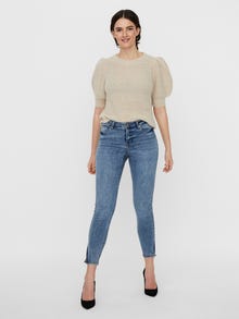 Vero Moda VMTILDE Mid rise Slim Fit Jeans -Light Blue Denim - 10247111