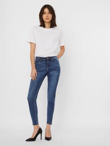 Vero Moda VMTILDE Normaali vyötärö Slim fit Farkut -Medium Blue Denim - 10247112