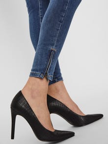 Vero Moda VMTILDE Normaali vyötärö Slim fit Farkut -Medium Blue Denim - 10247112
