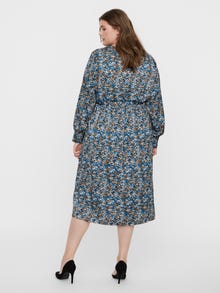 Vero Moda VMLULU Lang kjole -Black - 10247635