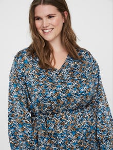 Vero Moda VMLULU Lang kjole -Black - 10247635