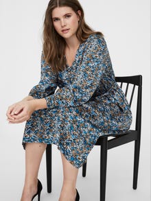Vero Moda VMLULU Lang kjole -Black - 10247635