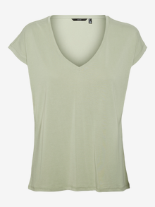 Vero Moda VMFILLI T-Shirt -Desert Sage - 10247666