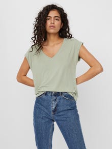 Vero Moda VMFILLI T-shirts -Desert Sage - 10247666