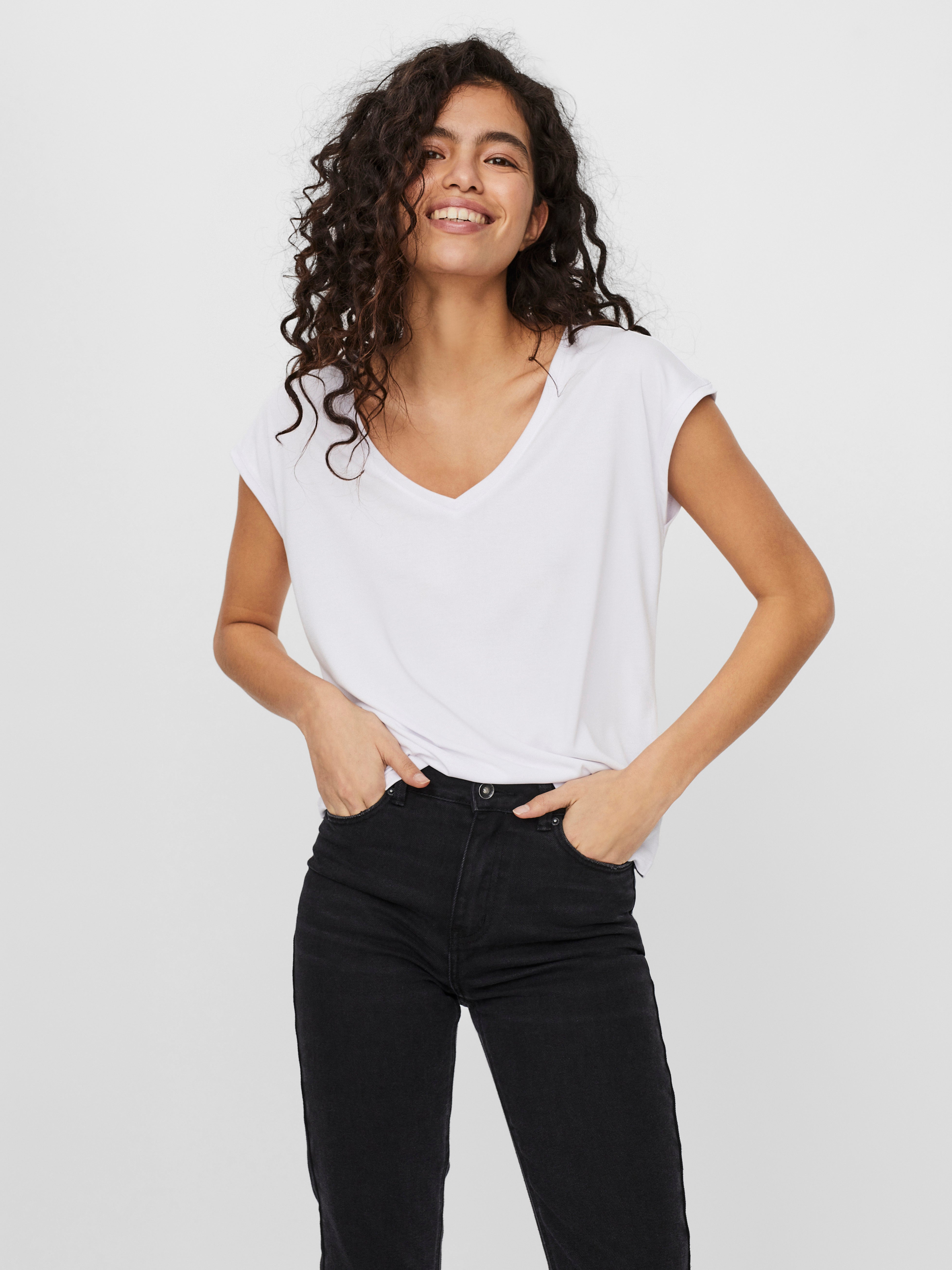 Mode Tops Blouse topjes She’s crazy Berlin She\u2019s crazy Berlin Blouse topje zwart casual uitstraling 
