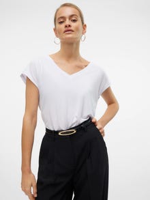 Vero Moda VMFILLI T-Shirt -Bright White - 10247666